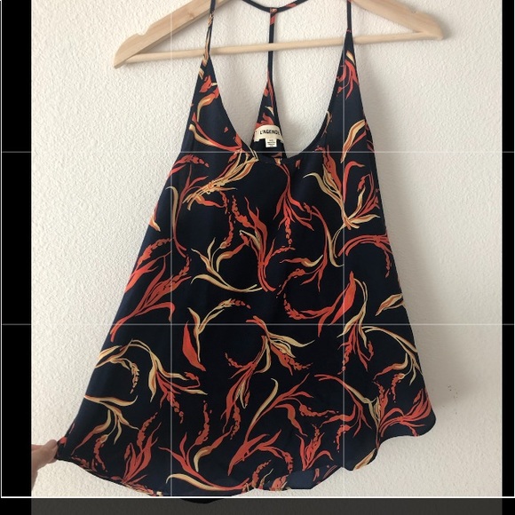 Beautiful Silk Halter top by L’AGENCE. NWOT - Picture 2 of 5